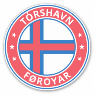 Global Traveler - Sticker 'City', Føroyar (Edit)