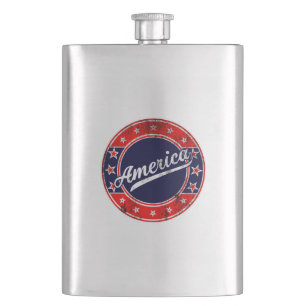 Global Traveller - Amerika   USA Flask   Flachmann