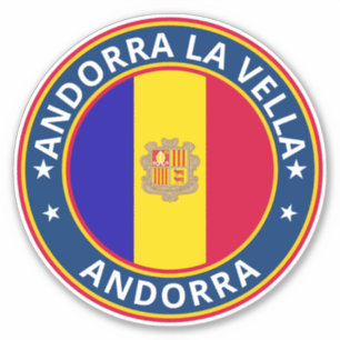 Global Traveller - Andorra La Vella, Andorra Aufkleber