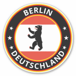Global Traveller - Berlin, Deutschland (Edit) Aufkleber
