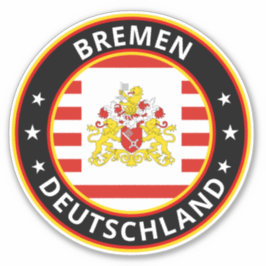 Global Traveller - Bremen, Deutschland (Edit) Aufkleber