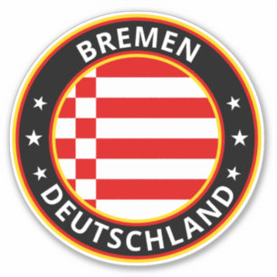 Global Traveller - Bremen, Deutschland (Edit) Stic Aufkleber
