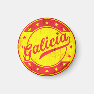 Global Traveller - Galicien, Spanien Magnet