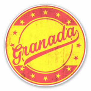 Global Traveller - Granada, Spanien Aufkleber
