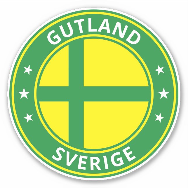 Global Traveller - Gutland, Schweden | Schweden (B Aufkleber (Vorderseite)