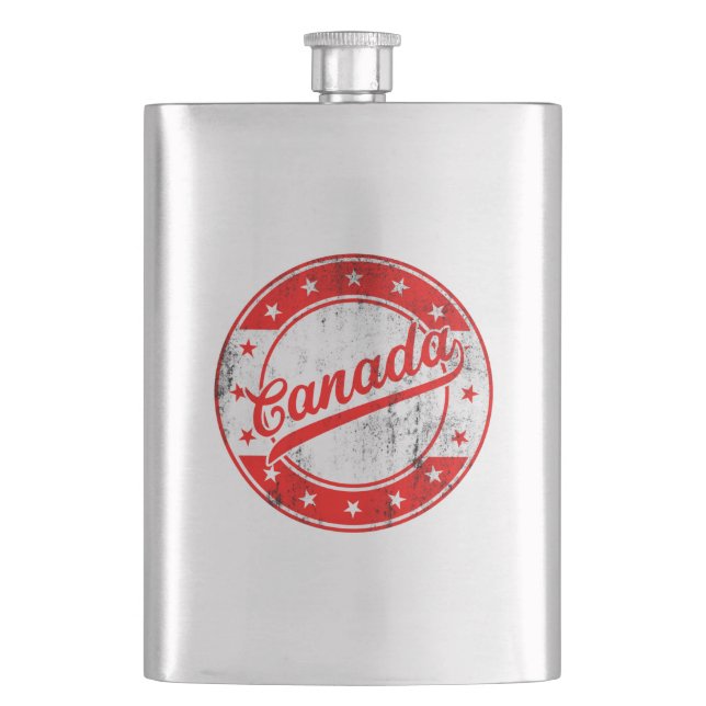 Global Traveller - Kanada Flask Flachmann (Vorderseite)