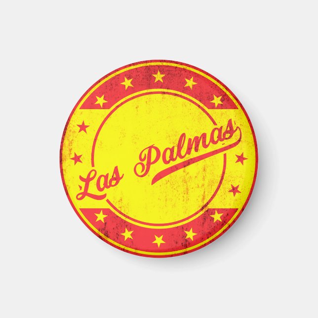 Global TRaveller - Las Palmas, Spanien Magnet (Vorne)