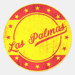 Global TRaveller - Las Palmas, Spanien Runder Aufkleber