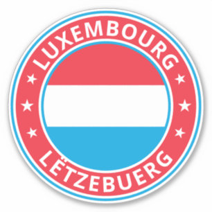Global Traveller - Lëtzebuerg Luxemburg Aufkleber