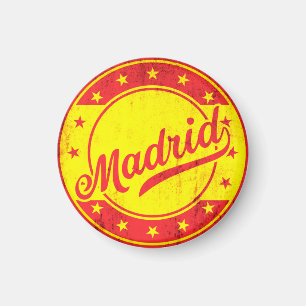 Global Traveller - Madrid, Spanien Magnet