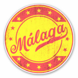 Global Traveller - Malaga, Spanien Aufkleber