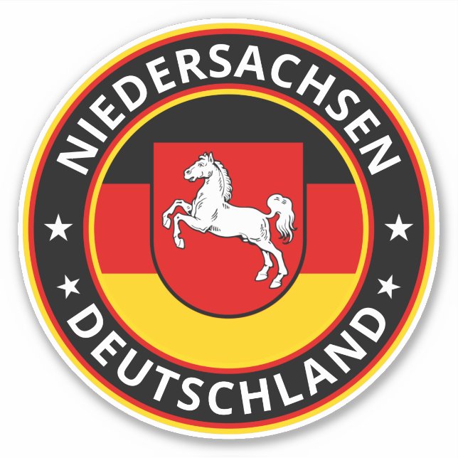 Global Traveller - Niedersachsen Deutschland (Edit Aufkleber (Vorderseite)