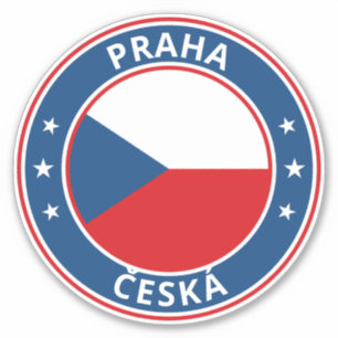 Global Traveller - Praha   Prag, Česká (Bearbeiten Aufkleber