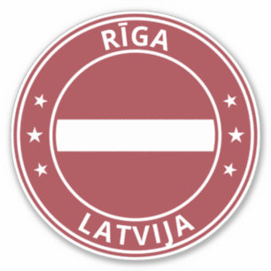Global Traveller - Rīga   Riga, Latvija   Lettland Aufkleber