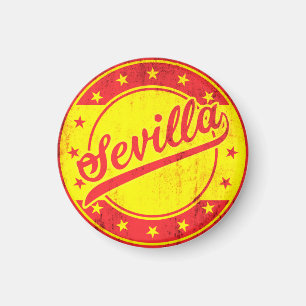 Global Traveller - Sevilla, Spanien Magnet