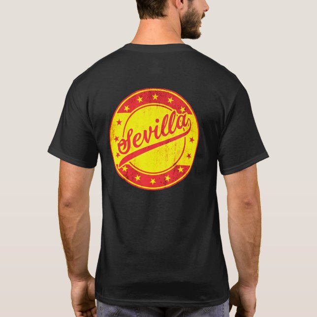 Global Traveller - Sevilla, Spanien T-Shirt (Rückseite)
