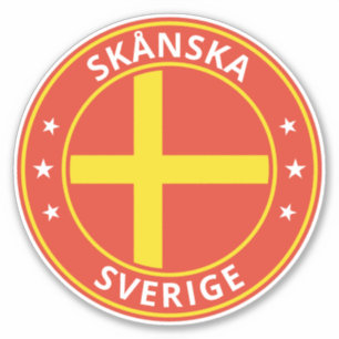 Global Traveller - Skånska, Schweden   Schweden (B Aufkleber