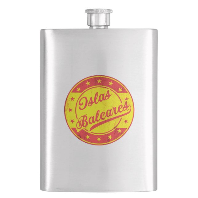 Global Traveller - Spanien - Islas Baleares Flachmann (Vorderseite)