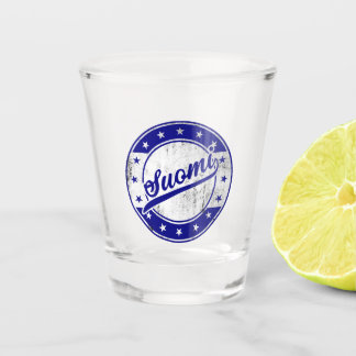 Global Traveller - Suomi | Finnland Shot Glass Schnapsglas