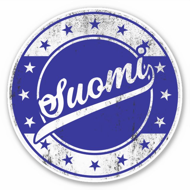 Global Traveller - Suomi | Finnland Sticker (Vorderseite)