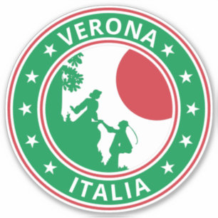 Global Traveller - Verona, Italien Aufkleber