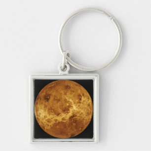 Globale Ansicht der Oberfläche von Venus Schlüsselanhänger