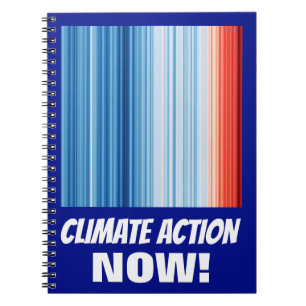 Globale Erwärmung - Folgen der Krise des Klimawand Notizblock