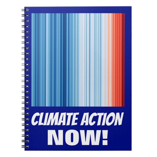 Globale Erwärmung - Folgen der Krise des Klimawand Notizblock (Vorderseite)