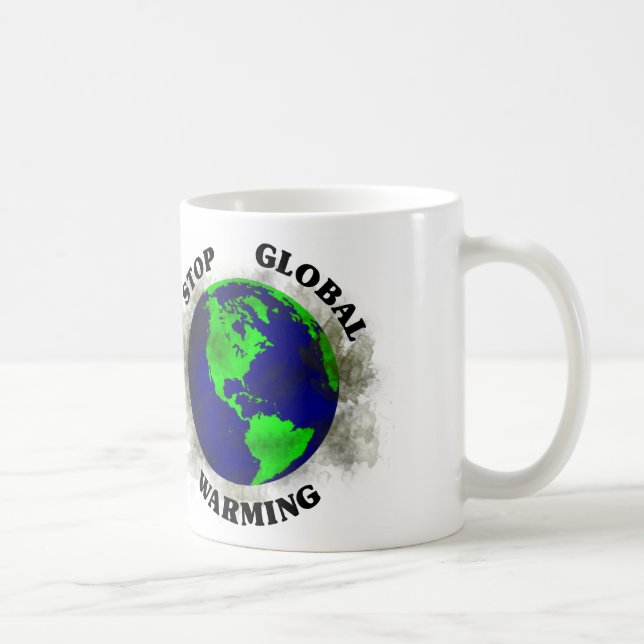 Globale Erwärmung Kaffeetasse (Rechts)