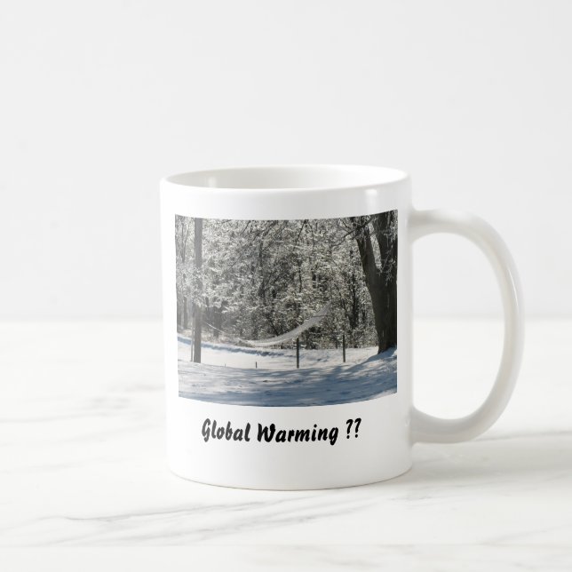 Globale Erwärmung?? Kaffeetasse (Rechts)
