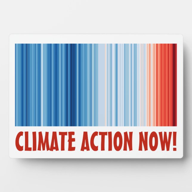 Globale Erwärmung - Klimawandel Fotoplatte (Vorderseite)