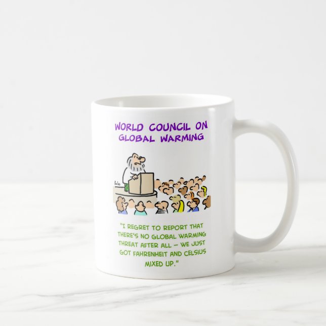 globale Erwärmung oben gemischt Kaffeetasse (Rechts)