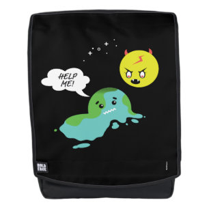 Globale Erwärmung Rucksack