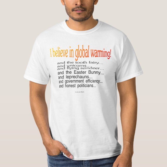 Globale Erwärmung T-Shirt (Vorderseite)