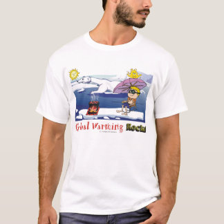 globale Erwärmungsfelsen T-Shirt