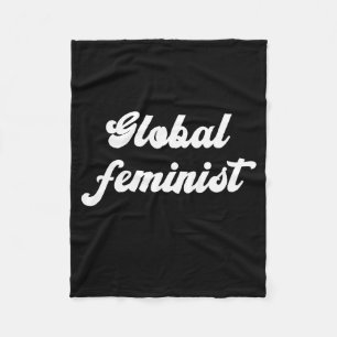 Globale Feministische Gleichheit Empowerment Vinta Fleecedecke