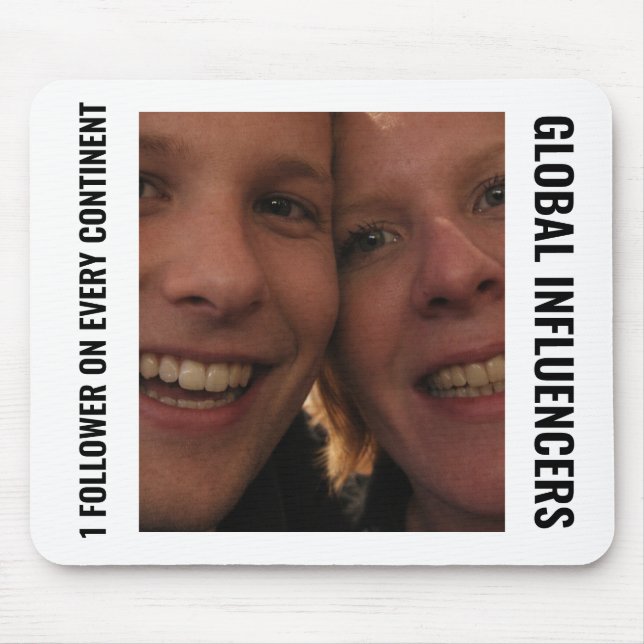 Globale Influencer Lustige Meme-Mauspad Mousepad (Vorne)
