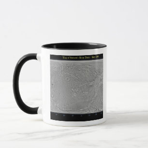 Globale Karte von Saturns Mond Dione Tasse