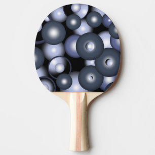 Globale konzentrische Zirkel-Orbitalkunst Abstrakt Tischtennis Schläger