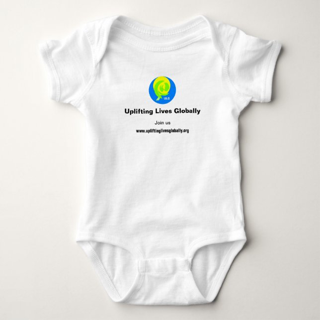 Globale Lebenskraft Baby-/Kleinkinderkarosserieanz Baby Strampler (Vorderseite)
