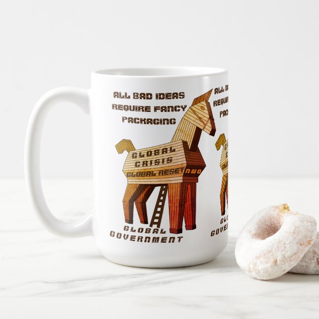 Globale Reset-Kaffee-Tasse Kaffeetasse (Mit Donut)
