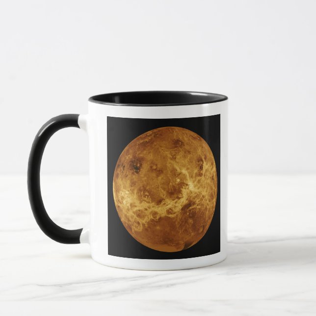 Globale Sicht auf die Oberfläche der Venus Tasse (Links)