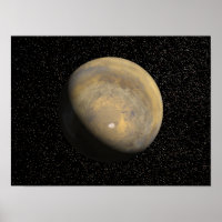 Globale Sicht der Mars