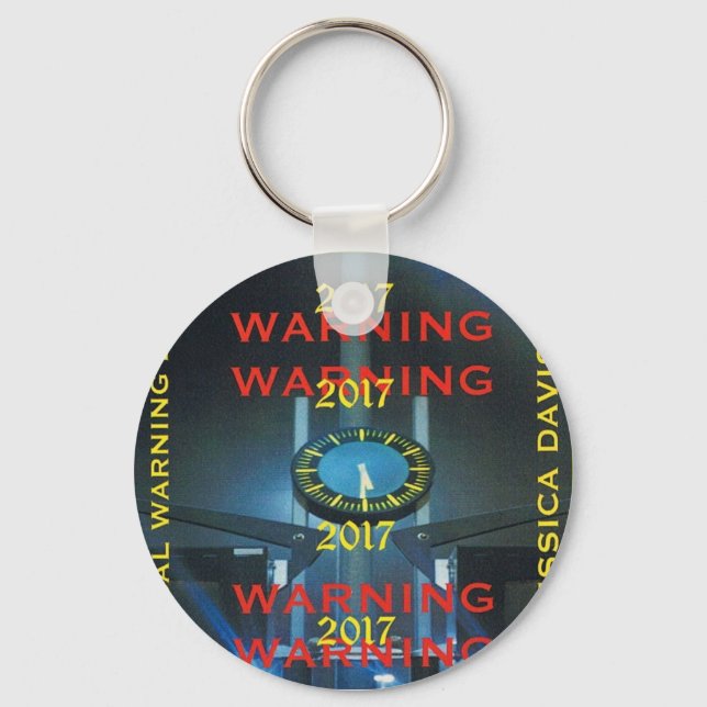Globale Warnung - Schlüsselkette 2017 Schlüsselanhänger (Vorderseite)
