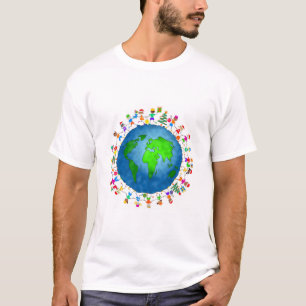 Globale Weihnachtskinder T-Shirt