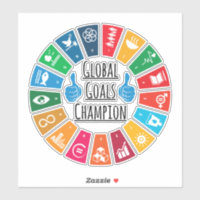 Globale Ziele Champion der SDGs der Vereinten Nati
