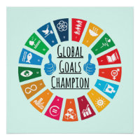 Globale Ziele Champion der SDGs der Vereinten Nati