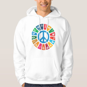 Globale Ziele für die Nachhaltigkeit des Friedens Hoodie