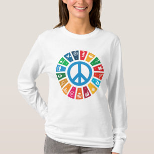 Globale Ziele für die Nachhaltigkeit des Friedens T-Shirt