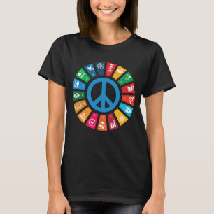 Globale Ziele für die Nachhaltigkeit des Friedens T-Shirt